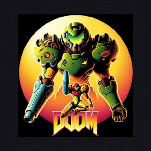 Doom and Metroid fusion by The Doom Guy